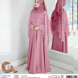 Lf BISMILAH MAXI GAMIS  BRUKAT MURAH BAJU  MUSLIM KEKINIAN  