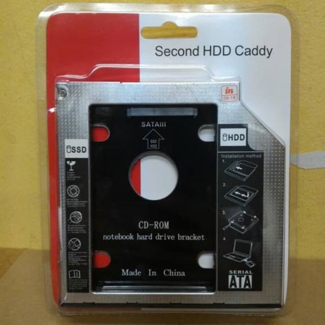 Caddy HDD &amp; SSD 12,7mm SATA  Caddy Tebal