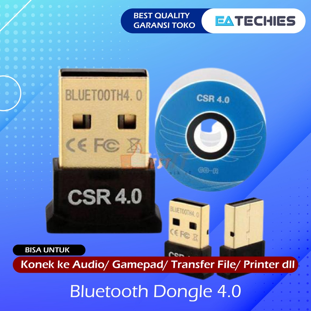 Bluetooth dongle adapter USB CSR 4 / v4.0 / v4 PC / Audio