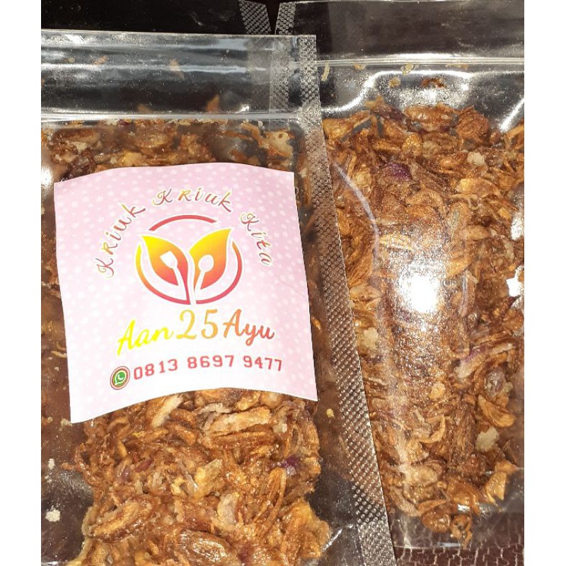 

Bawang Goreng renyah/bawang goreng asli