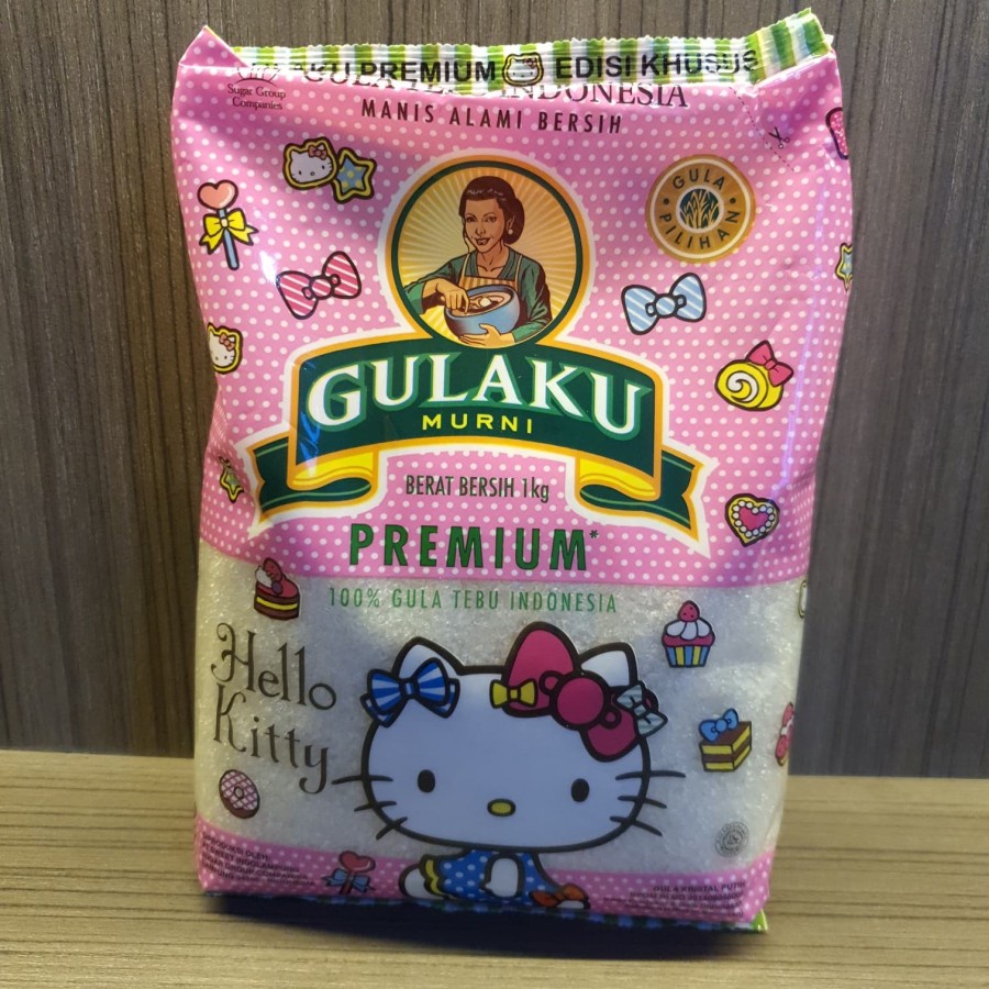 Gulaku Murni Edisi Hello Kitty Premium 100% Gula Tebu Indonesia 1 Kg