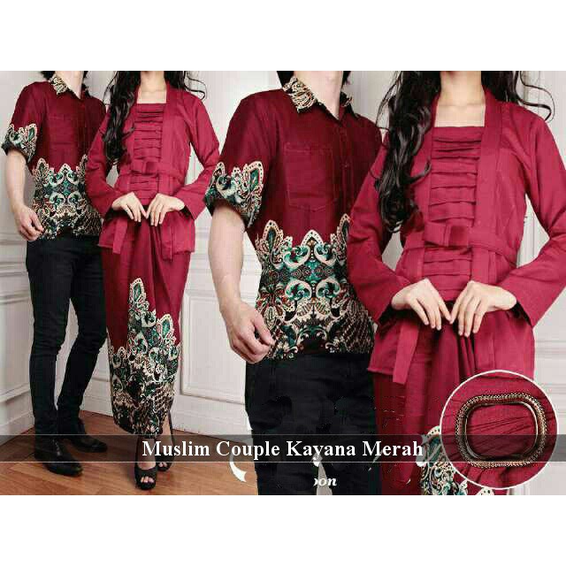Muslim Couple Tebal | Fashion Couple Bagus | Kanaya Merah