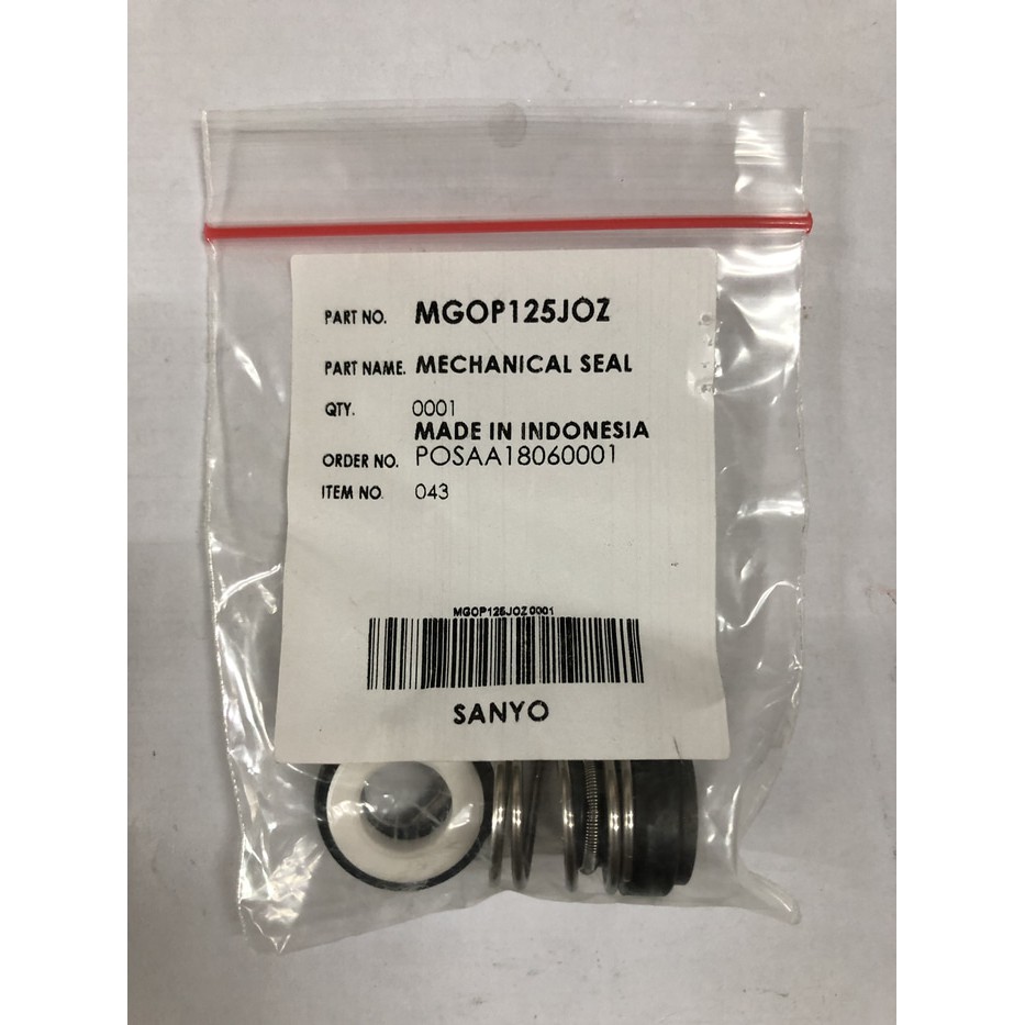 Mechanical Seal Pompa Air Sanyo Tipe PH 130 B Original