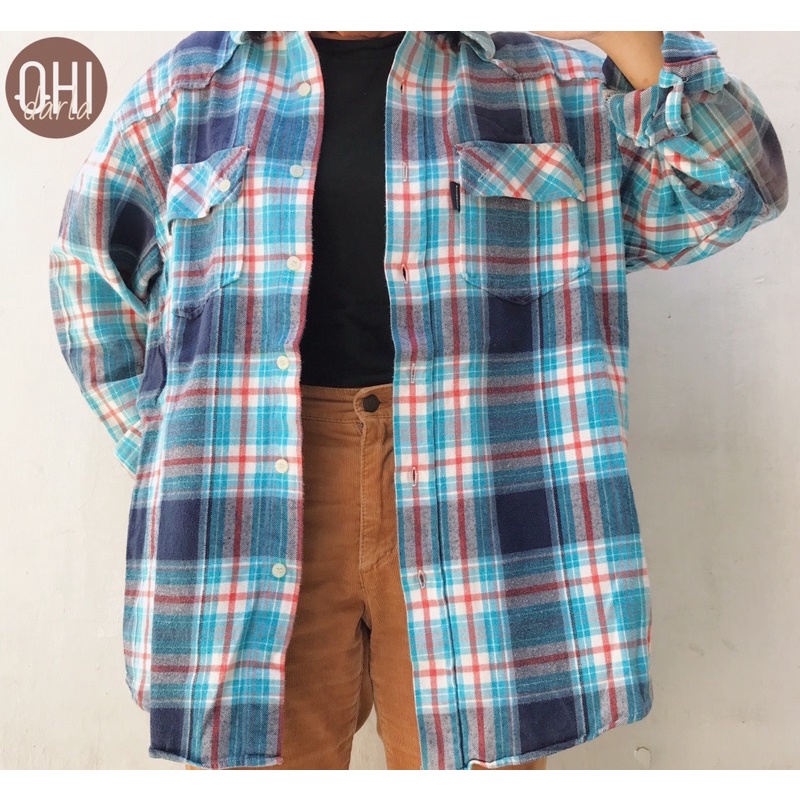 bang bang authentic vintage flanel shirt