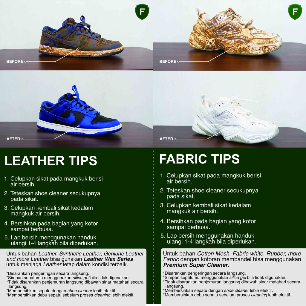Fama Shoe Care - Shoe Cleaner - 100Ml - Pembersih Sepatu - Sabun Sepatu - Fama Shoes Cleaner