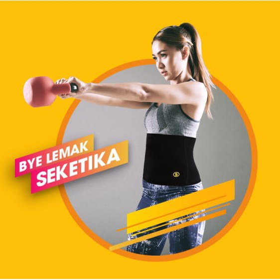 [BISA COD] KORSET WAIST HOT SHAPERS KORSET OLAHRAGA &amp; PEMBAKAR LEMAK