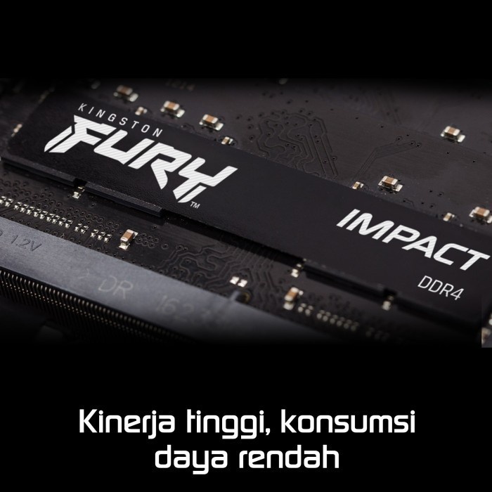 Ram Laptop Kingston Fury Impact Seri Andal 16GB DDR4 3200MHz CL20