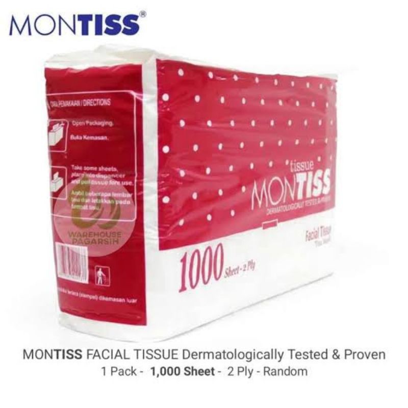 TISSUE MONTISS 1000SHEET