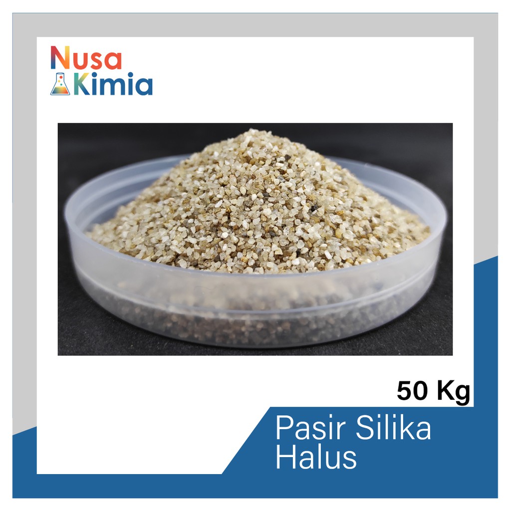 (Instan Only) Pasir Silika Halus 1 Sak 50 Kg