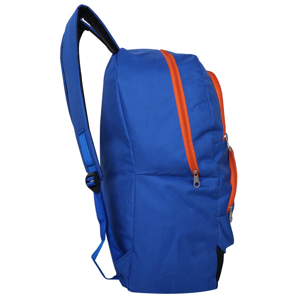 Tas Ransel Pria Distro Elite Biru Keren Sekolah Backpack Cowok SMP SMA Kuliah Les Travelling Camping Free Raincover + Slot Laptop Bahan Awet Tebal Harga Terlaris Termurah Terjangkau Berkualitas