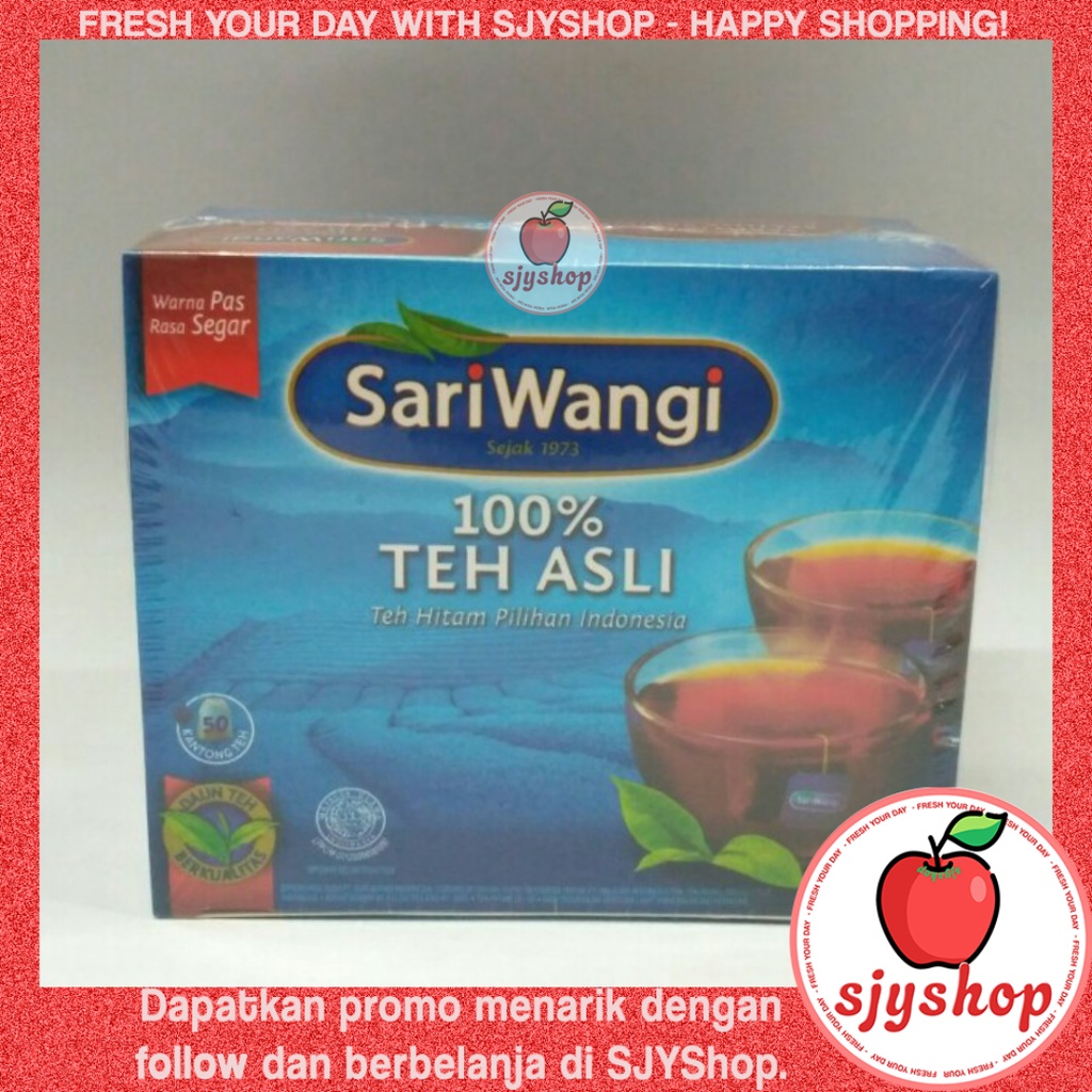 Sariwangi Teh Celup Asli / isi 50 / Produk Hemat - SJYShop