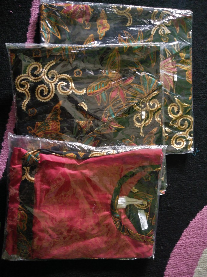 Vanbas Store Batik Sarimbit Family Mawar Daun / Batik Family / Batik Couple / Batik Keluarga / Batik