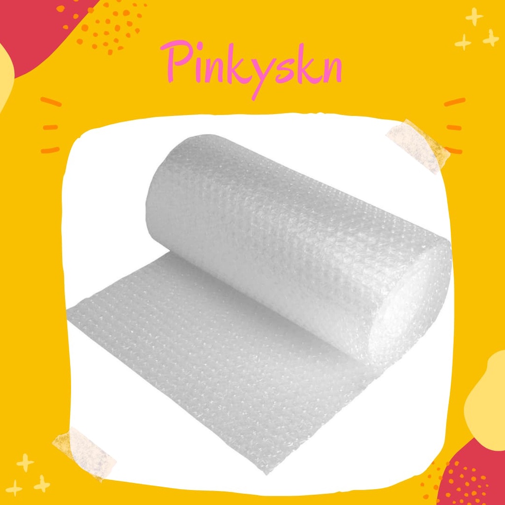 

Packing tambahan bubble wrap dan kardus