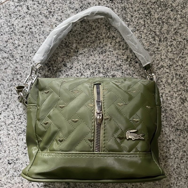 Tas Wanita Selempang Rantai Sling Bag Bahan Nylon Tenteng Top Handle kain Nilon Murah Jalan Cewek Ka