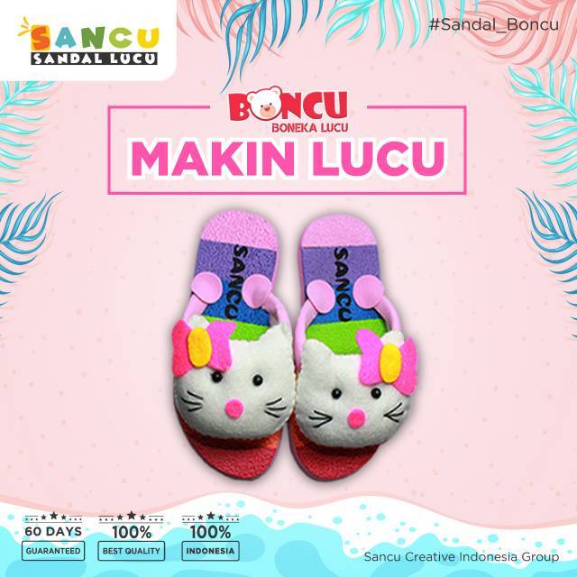  Flash sale Sandal  Lucu Boncu Hello Kitty Stok Terbatas 