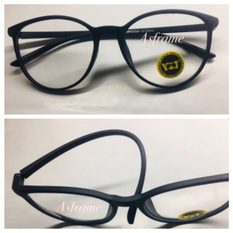 kacamata wanita cat eye oval frame lentur