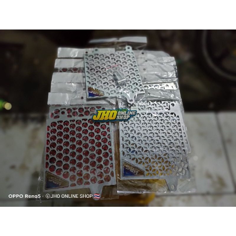 TUTUP RADIATOR HRC TITANIUM COVER RADIATOR HRC ORIGINAL