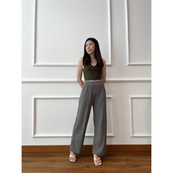 Shea pants/celana kulot knit/celana santai/longpants/kulot wanita/kulot high waist/celana wanita/kulot knit/ celana panjang-6