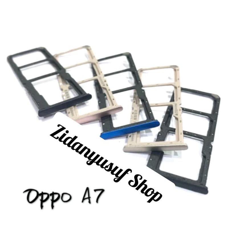 SIMTRAY SIMLOCK SLOT KARTU TEMPAT SIM OPPO A7 SLOT SIMCARD