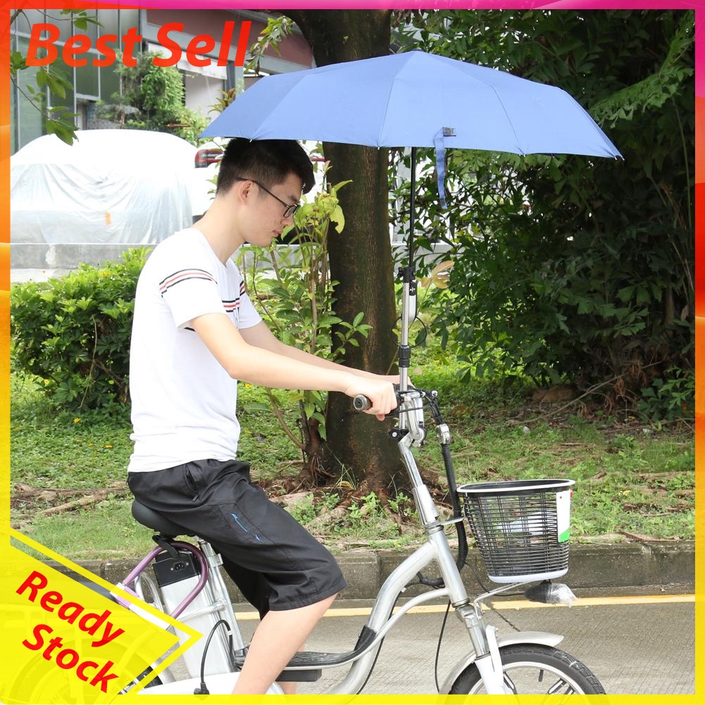 Stainless Steel Stroller Umbrella Stands Rotatable Bicycle Umbrella Holder