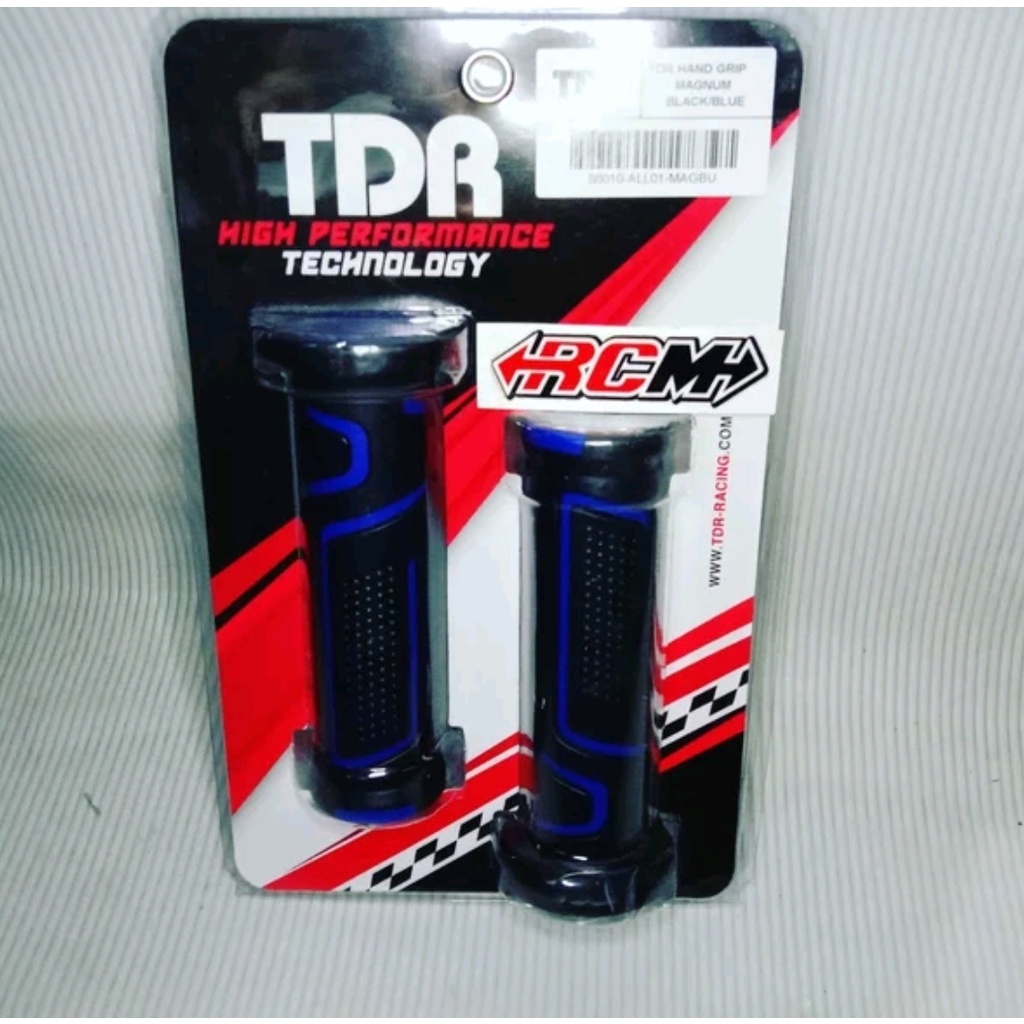 HANFAT HANPAD HANDGRIP HAND GRIP TDR TIPE TYPE MAGNUM BLACK HITAM BIRU BLUE ORI ORIGINAL TDR ASLI