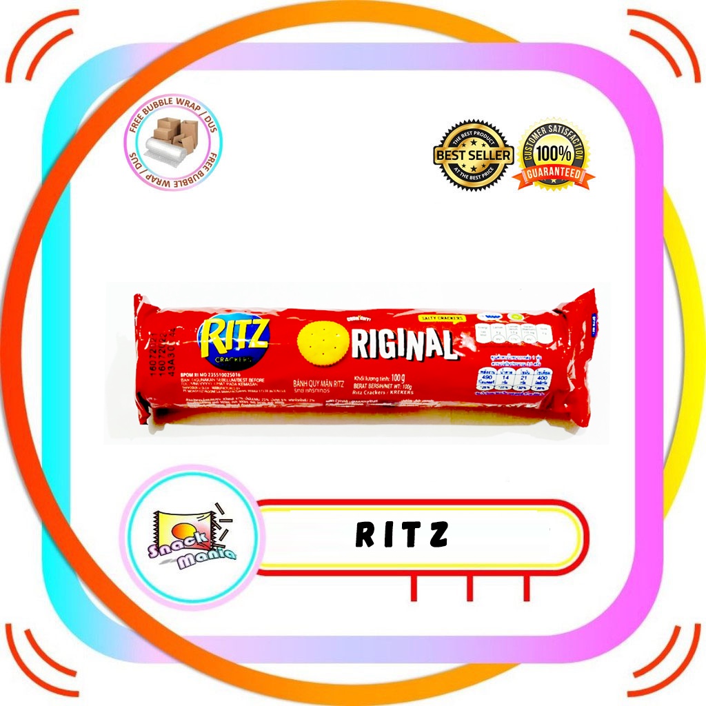 

Ritz Salty Crackers Krakers Original Biscuit Keju 100 gr