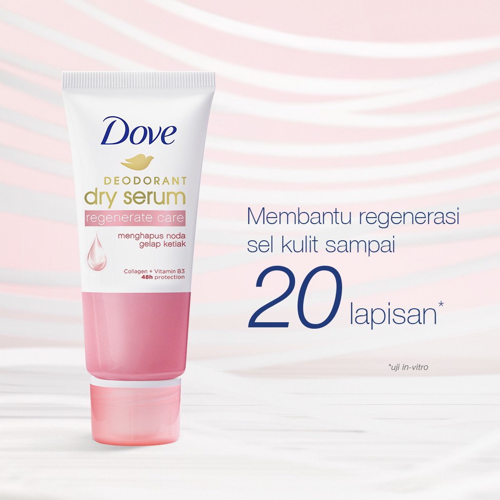 DOVE Deodorant Dry Serum Regenerate Care 50ml - Menghapus Noda Gelap Ketiak