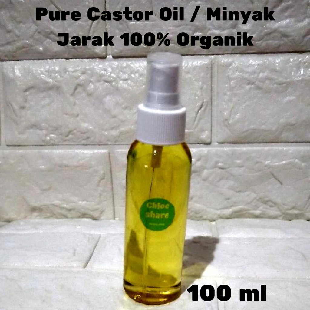 PURE CASTOR OIL 100 ML  / MINYAK JARAK 100% ORGANIK