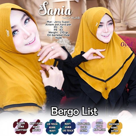 SANIA SPORTY HIJAB ORIGINAL BY OVAL HIJAB