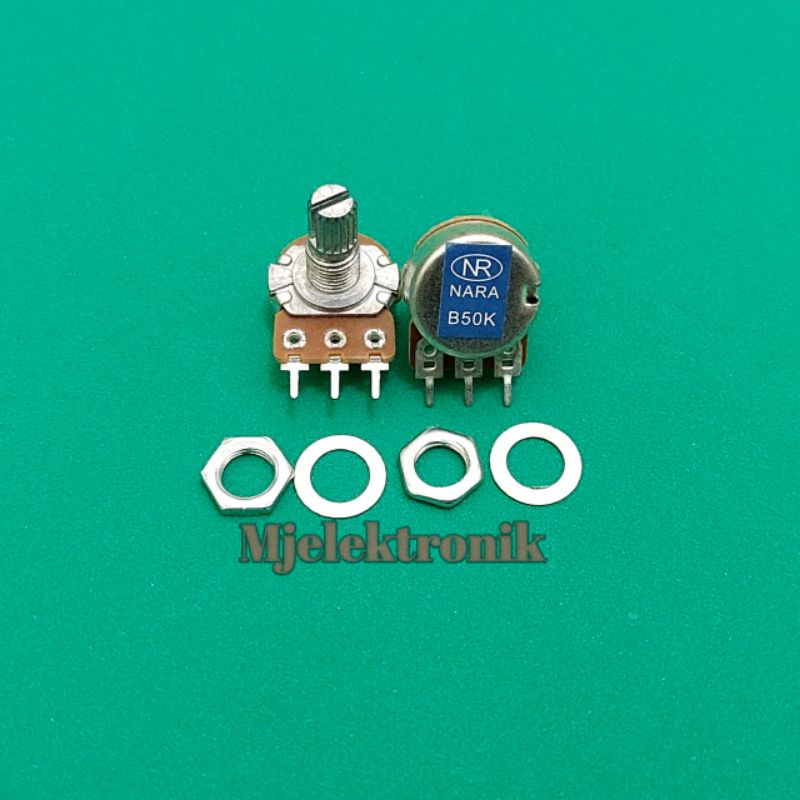 Potensio mono B50k for audio Amplifier potensiometer