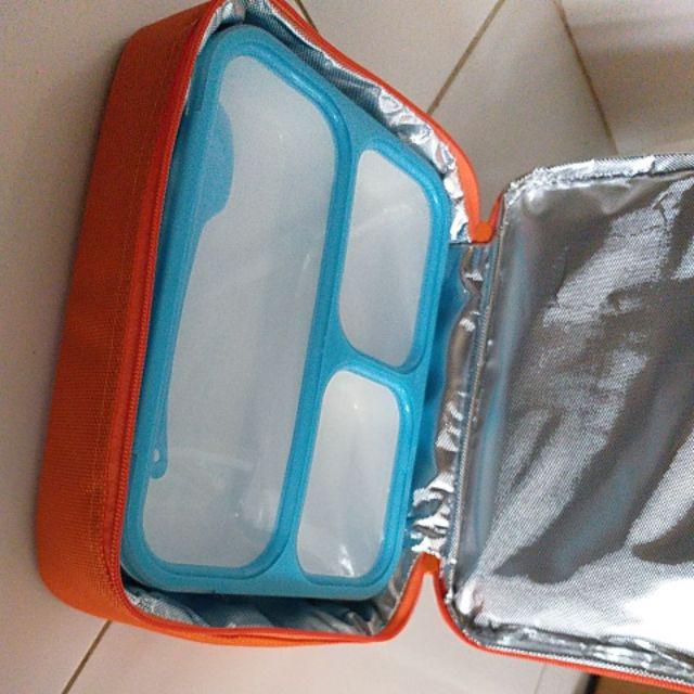 Lunch Box /kotak Makan Lunch Box Yooyee 3 Sekat / Grid Leak Proof Bento / Kotak Bekal