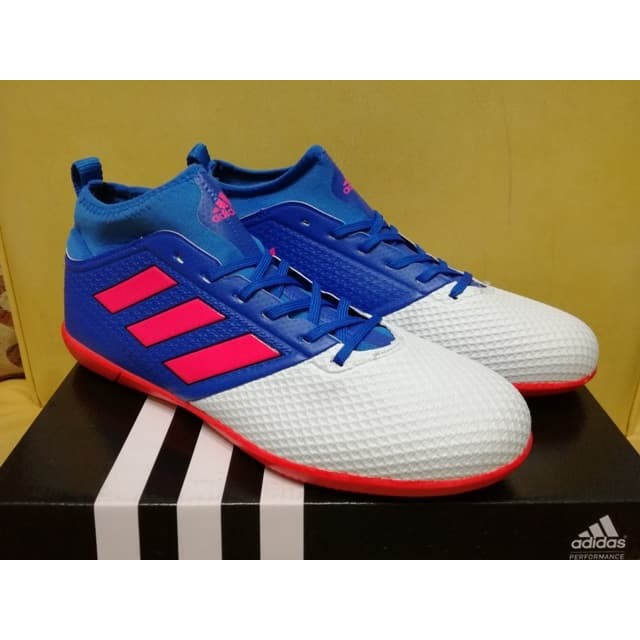 {KUALITAS TERBAIK}     Sepatu Futsal Adidas ACE 17.3 Primemesh Blue White