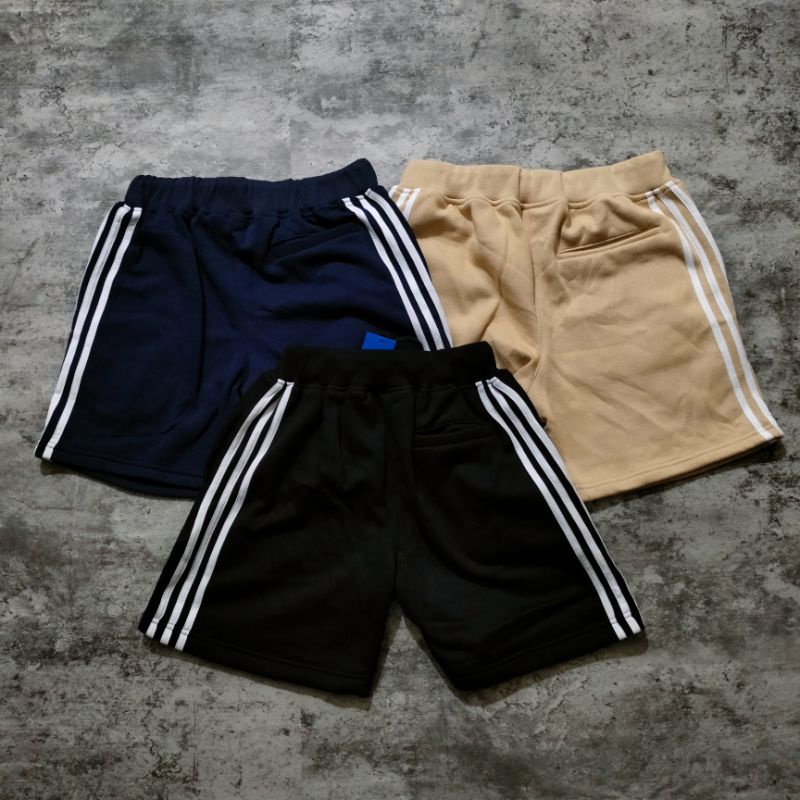 CELANA PENDEK SHORT PANTS ADIDAS 3 STRIP FULLTAG &amp; LEBEL