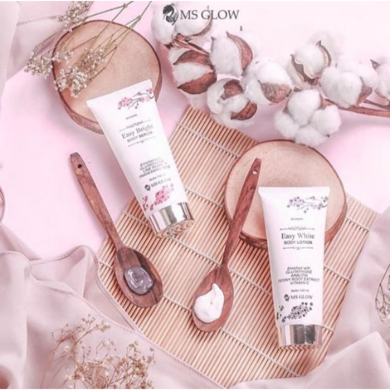 Paket Body Series MS Glow - MS Glow Paket Body Series - MS Glow Pemutih Badan Paket - MS Glow Easy B
