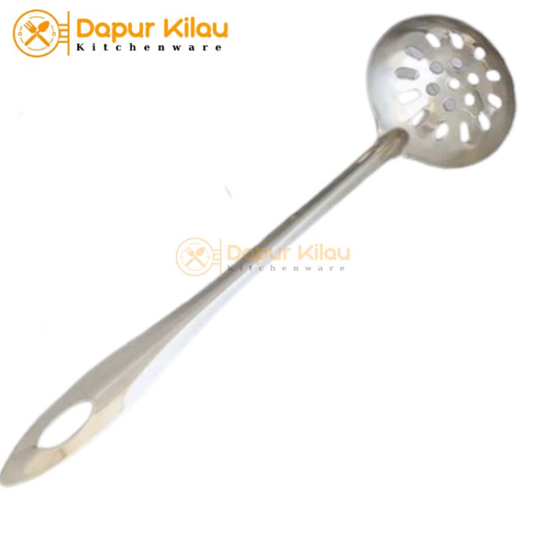 Sendok Sop Kuah Sayur Stainless Irus Lubang Sendok Shabu