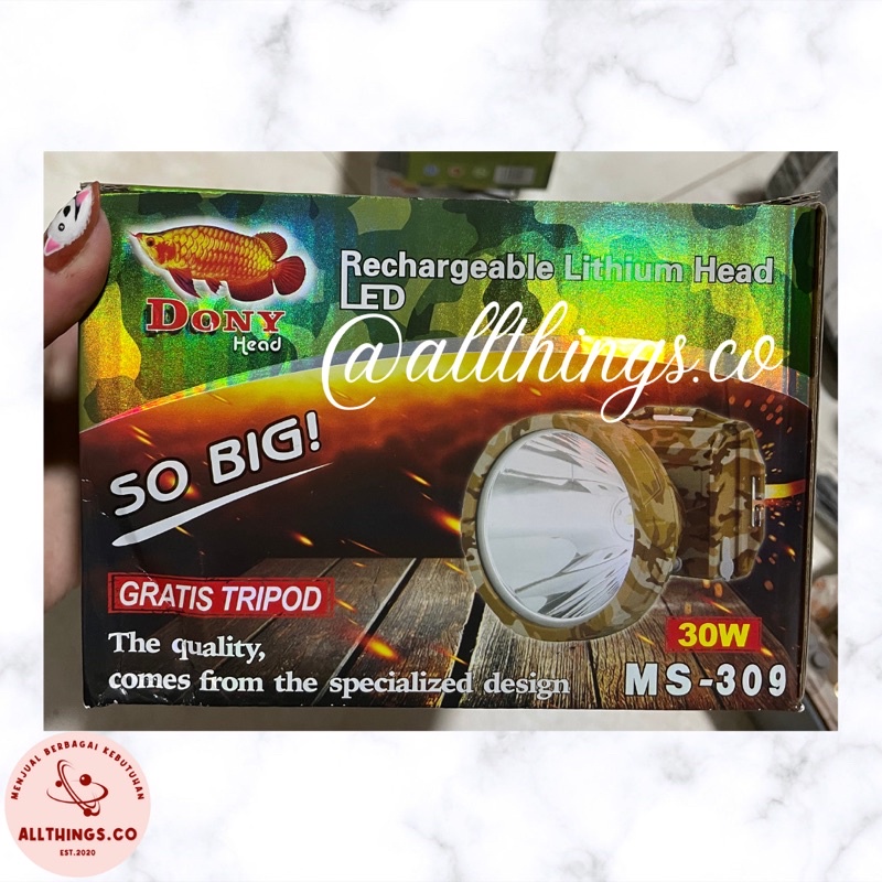 SENTER KEPALA DONY 30 WATT MS-309 SO BIG SUPER TERANG
