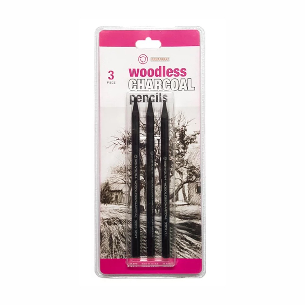 

V-TEC WOODLES CHARCOAL PENCIL PP 153