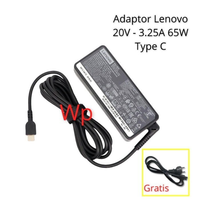 Adaptor Charger Laptop Lenovo ThinkPad T480 T480s T580 X380 X280