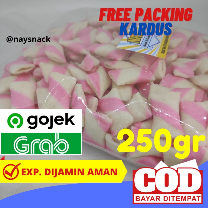 

Snack Kiloan Pillows Astor Bantal Strawberry Isi Bersih 250 Gram