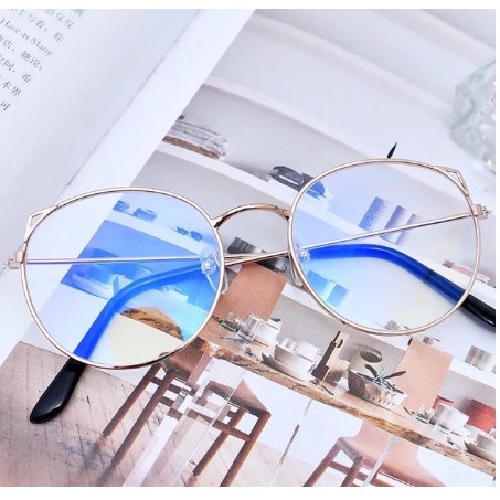 [EMARTSHOP] Kacamata Baca Frame KM28 Anti Radiasi Metal Gaya Retro Untuk Pria / Wanita-6