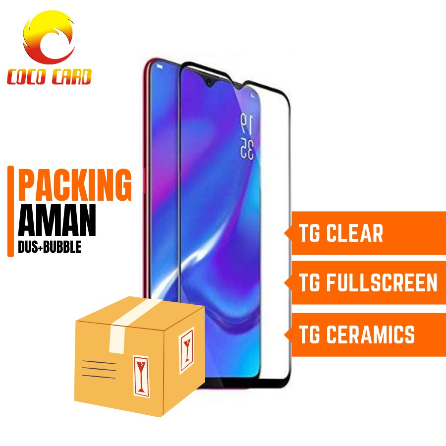 TEMPERED GLASS VIVO Y12 Y15 Y17 TG ANTI GORES KACA SCREEN PROTECTOR / TG CLEAR FULL CERAMIC