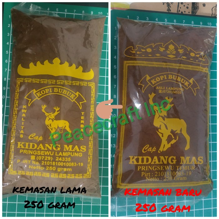 

vf2011vf Kopi Kidang Mas Lampung (Pringsewu)/Kopi Lampung - 250 Gr Ds20X11