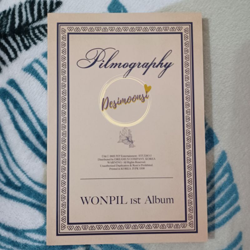 Wonpil Day6 First Album "Pilmography" [unsealed]
