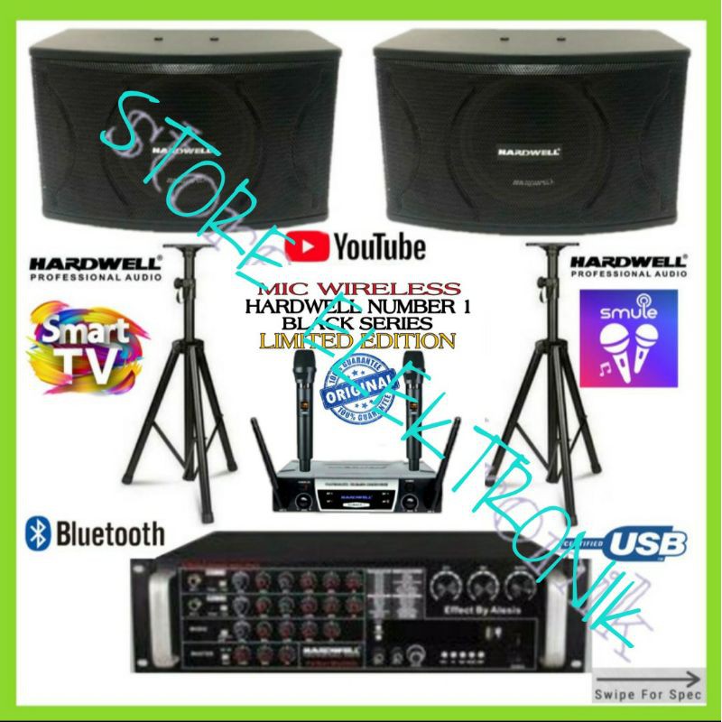 Paket Home Super Karaoke Sound System Full Set MEREK HARDWELL TERBAIK