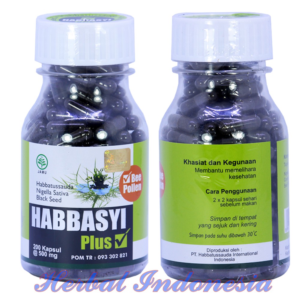 Habbasyi Plus Bee Pollen Black Seed 200 Kapsul