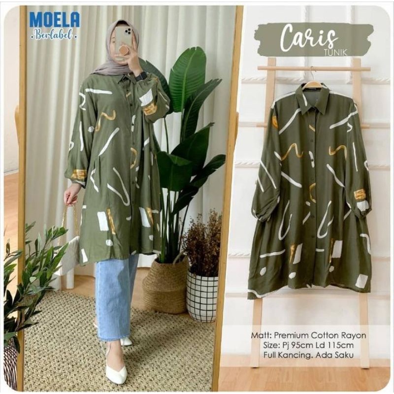 tunik caris rayon viscose