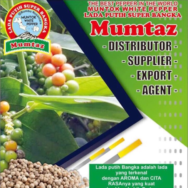 

Lada bangka bubuk 50 gr munthok white pepper