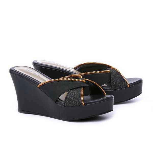 sepatu wedges wanita,sandal wedges,sandal kelom,sandal wanita murah GYA 5349