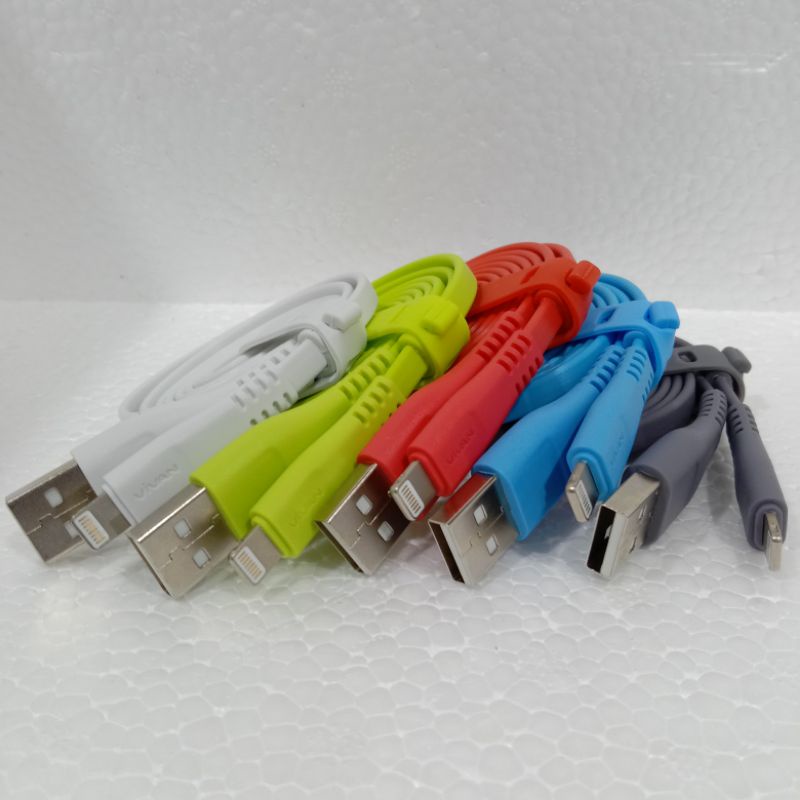 KABEL charger VIVAN ORIGINAL COLOKAN IPHONE 5/6/7/8 CSL100S