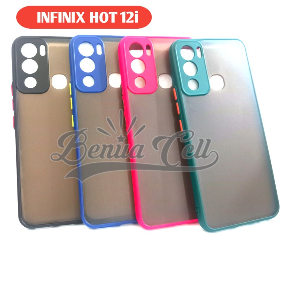 CASE INFINIX HOT 12i - CASE MATTE FULL COLOR INFINIX HOT 12i